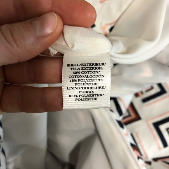 Ann Taylor Petite Pencil midi skirt with print - Picture 3 of 4